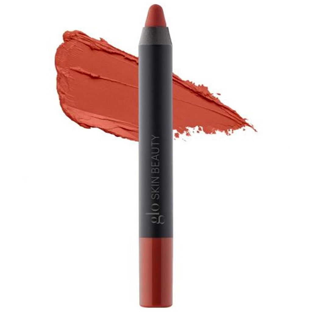 Glo Skin Beauty Suede Matte Lip Crayon (Bonjour) - Longwearing Formula Stays On All Day With Conditioning Shea Butter + Mango Seed Oil for a Velvety Smooth Finish